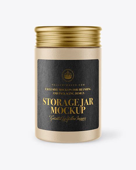 Download Free Ceramic Storage Jar Mockup PSD Mockup Templates