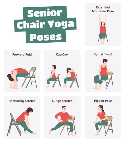 Free Chair Yoga For Seniors Printable