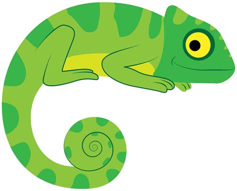 Download Free Chameleon Clipart Set Crafts