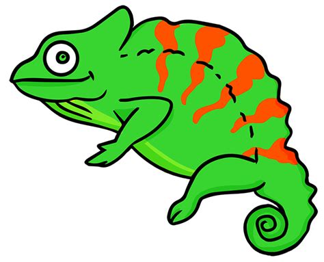 Download Free Chameleon Clipart Set Easy Edite