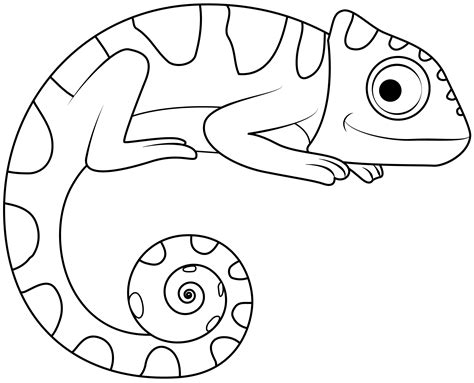 Download Free Chameleon Clipart Set Printable