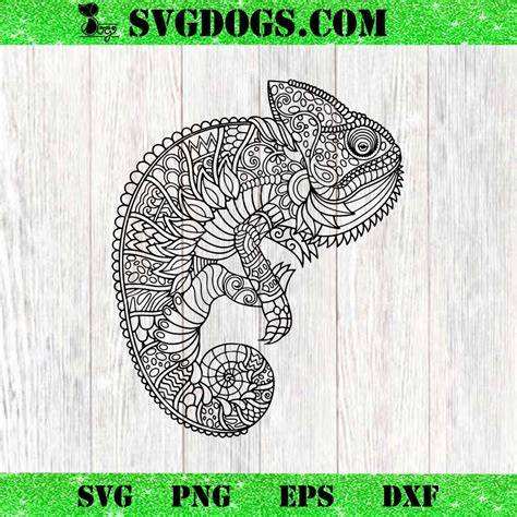 Download Free Chameleon Mandala SVG/DXF/EPS/PNG/JPG/PDF DXF Files