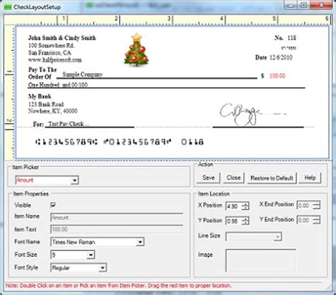 Free Check Printing Software