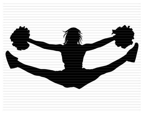 Download Free Cheer Cheer Cheer Design Silhouette