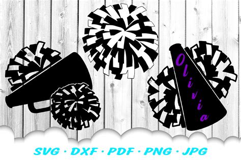 Download Free Cheer Commercial Use DXF Files