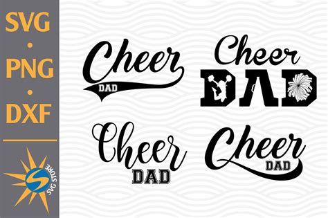 Download Free Cheer Dad Commercial Use DXF Files