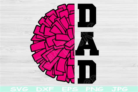 Download Free Cheer Dad Silhouette DXF Files