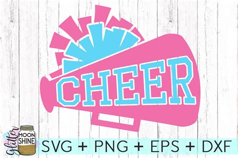 Download Free Cheer Megaphone * Cheer Cutting File DXF Files