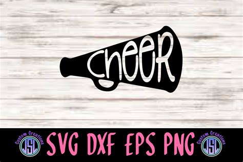 Download Free Cheer Megaphones, svg Cut File Files DXF Files