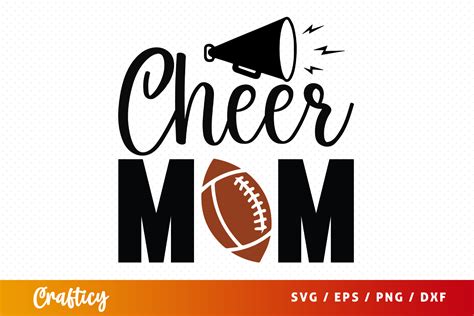 Download Free Cheer Mom | Cheer Cut File Commercial Use For Crafts