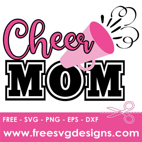Download Free Cheer Mom Commercial Use DXF Files