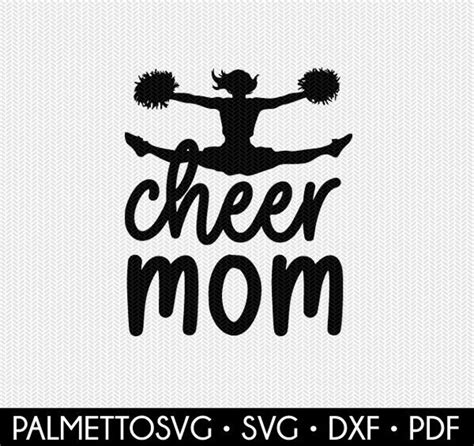 Download Free Cheer Mom Cricut SVG DXF Files