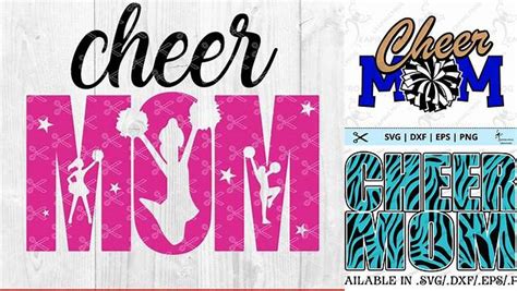 Download Free Cheer Mom Zebra - SVG, DXF, EPS Cut Files Cut Files