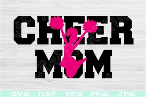 Download Free Cheer Mom svg cut file Files DXF Files