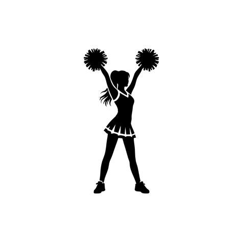 Download Free Cheerleader | Cheer Cut File Silhouette
