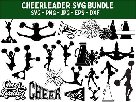 Download Free Cheerleader SVG Bundle DXF Files