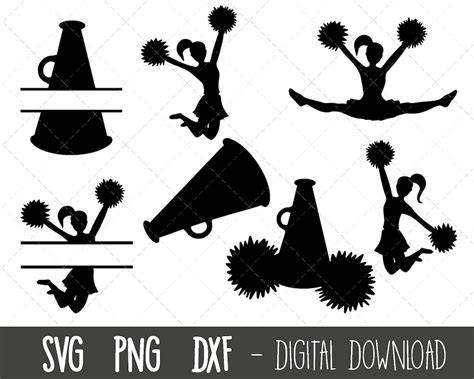 Download Free Cheerleader SVG Bundle For Cricut