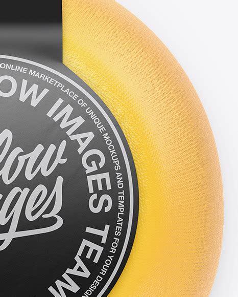 Download Free Cheese Wheel Mockup - Top View PSD Generator