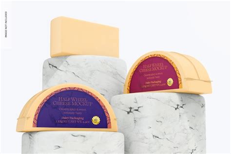 Download Free Cheese Wheel Mockup PSD Generator