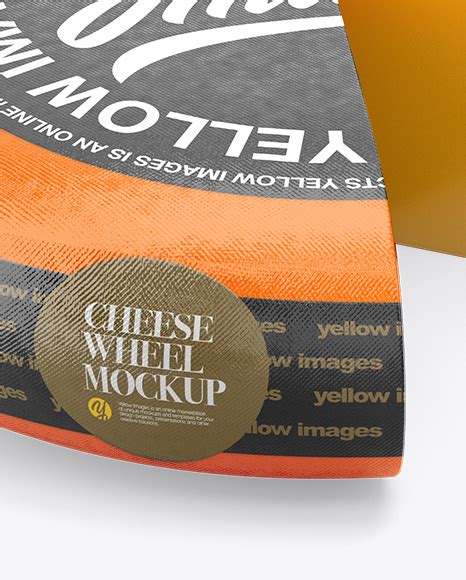 Download Free Cheese Wheel PSD Object Mockups Yellowimages