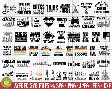 Download Free Chess SVG Bundle Commercial Use For Crafts