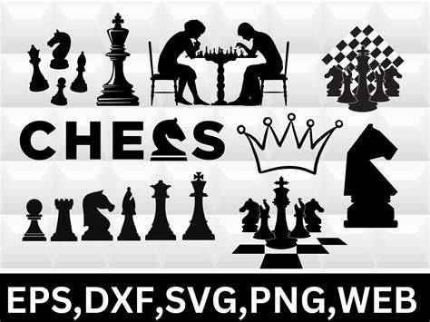 Download Free Chess SVG Bundle Cricut SVG DXF Files