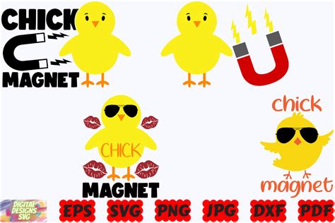 Download Free Chick Magnet Easter SVG Cut Files