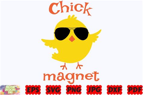 Download Free Chick Magnet Easter SVG Files