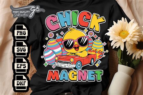 Download Free Chick Magnet Easter SVG Printable