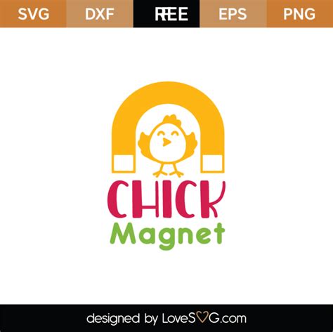 Download Free Chick Magnet Files Free PSD Mockups