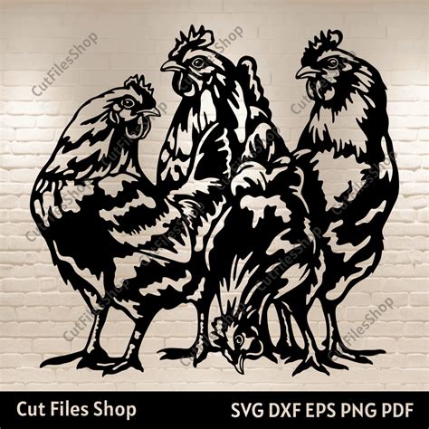 Download Free Chicken SVG / DXF / EPS / PNG Files Commercial Use