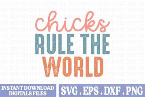 Download Free Chicks Rule For Cricut