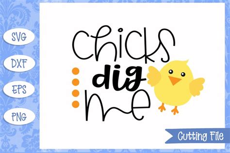 Download Free Chicks dig me - SVG file Easy Edite