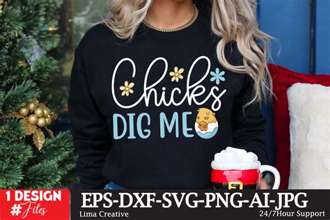 Download Free Chicks dig me - SVG file Files