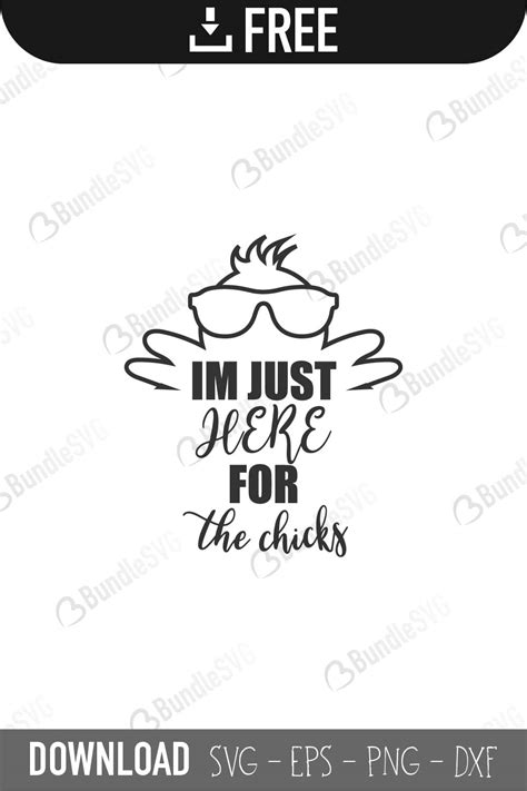 Download Free Chicks dig me - SVG file Printable