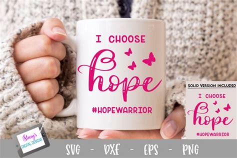 Download Free Choose Hope SVG Cut File Crafts