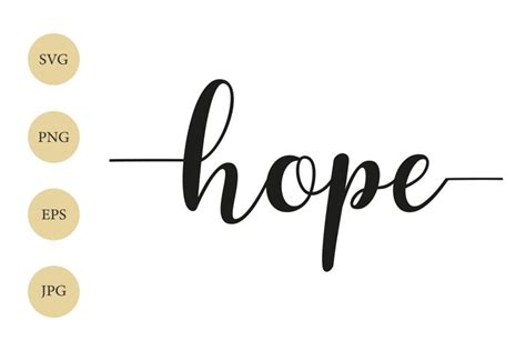Download Free Choose Hope SVG Cut File Files