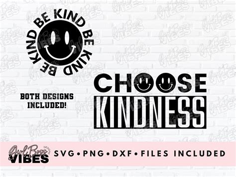 Download Free Choose kindness svg Files DXF Files