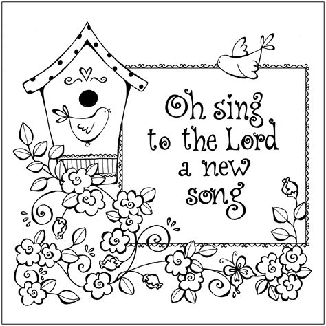 Free Christian Coloring Pages Printable