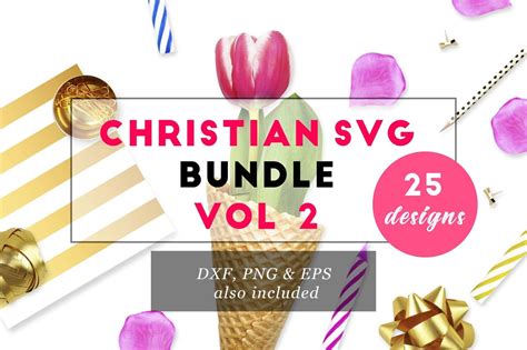 Download Free Christian SVG Bundle VOL 2 DXF PNG EPS Files DXF Files