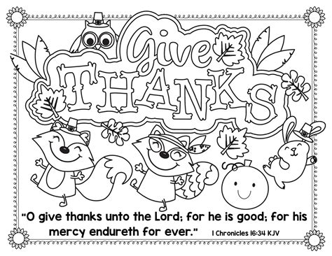 Free Christian Thanksgiving Printables