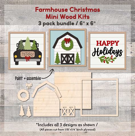 Download Free Christmas 3 Pack Crafts