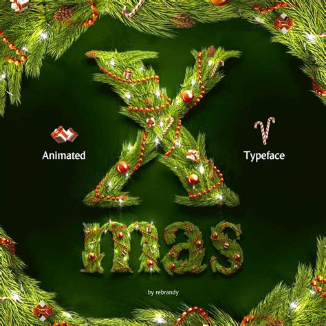 Download Free Christmas Animated Typeface Files