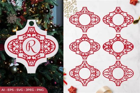 Download Free Christmas Arabesque Bundle For Crafts