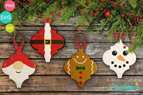 Download Free Christmas Arabesque Bundle For Cricut