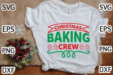 Download Free Christmas Baking Crew For Crafts