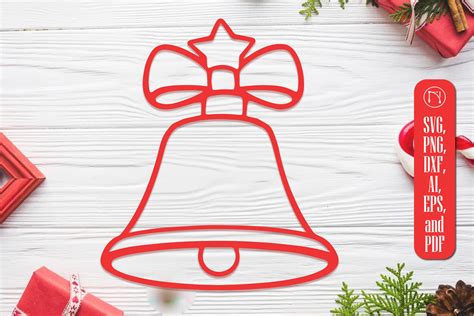 Download Free Christmas Bell - SVG Cut Files Commercial Use For Crafts