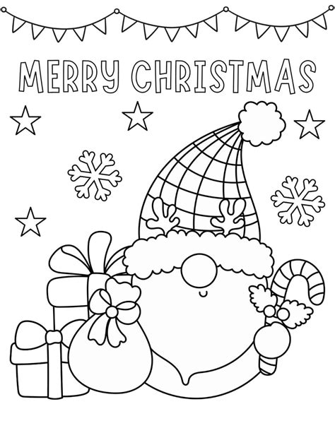 Free Christmas Color Page