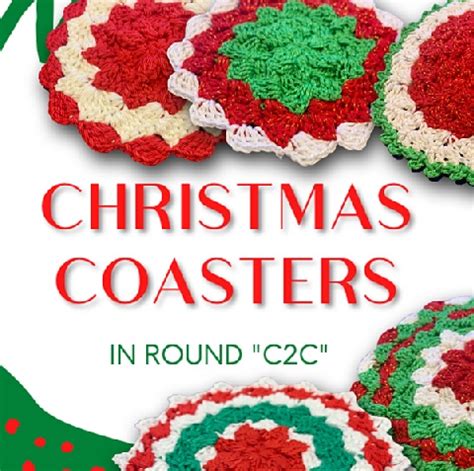 Free Christmas Crochet Coaster Patterns