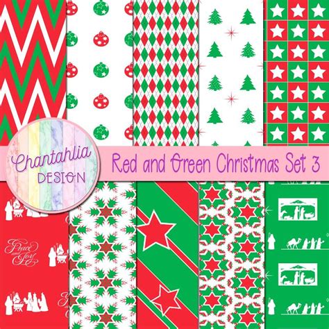 Download Free Christmas Digital Papers Easy Edite
